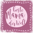 Marmorfliese "beste Mama der Welt"