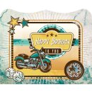 3D Grußkarte "Geburtstag" - Harley Davidson