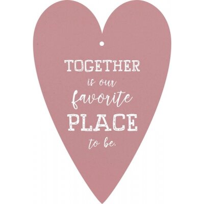 Herzkarte Unsere Finne "Together is our favorite place to be"