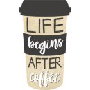 Magnet "Life begins after coffee"