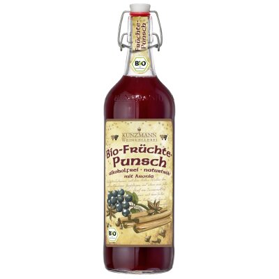 KUNZMANN BIO-Früchtepunsch - alkoholfrei - 1 L