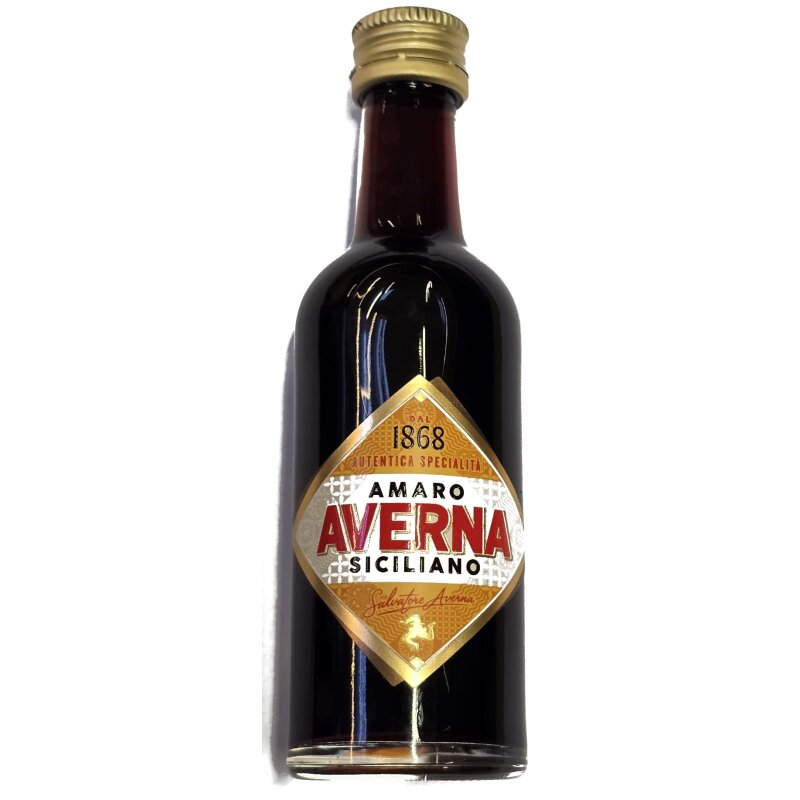 AVERNA Amaro Siciliano 1868 - 0,05 L Mignon